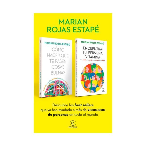 Estuche Marian Rojas: Cómo hacer que te pasen cosas buenas + Encuentra tu persona vitamina