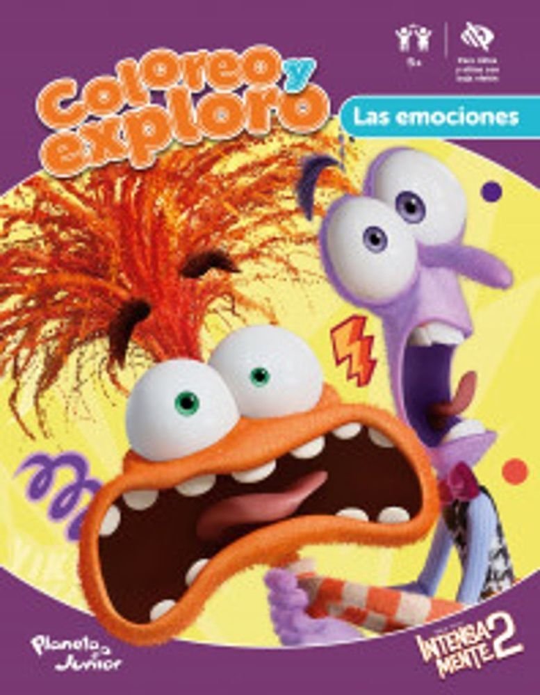 Coloreo y exploro las emociones. Intensamente 2
