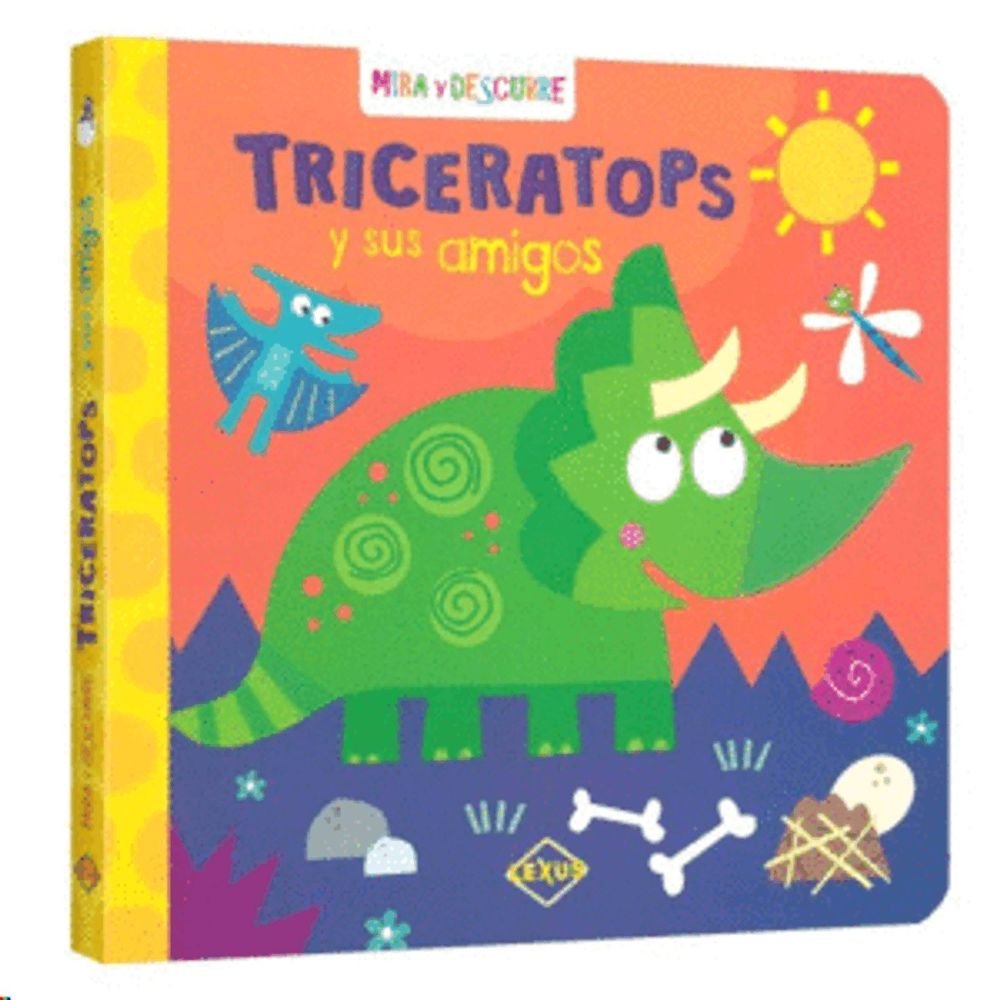 Mira y descubre. Triceratops y sus amigos