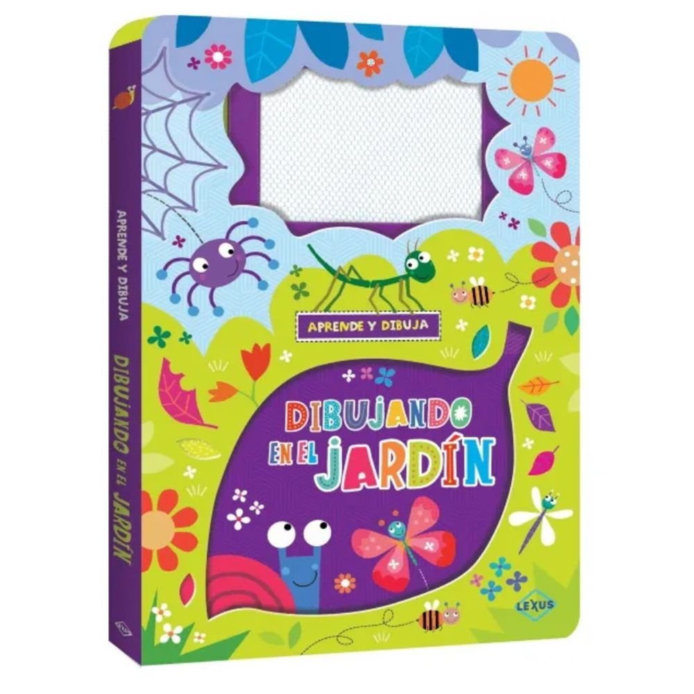 Dibujando en el jardín