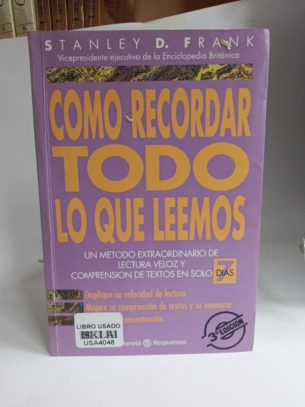 Cómo recordar todo lo que leemos