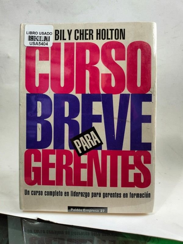 Curso breve para gerentes