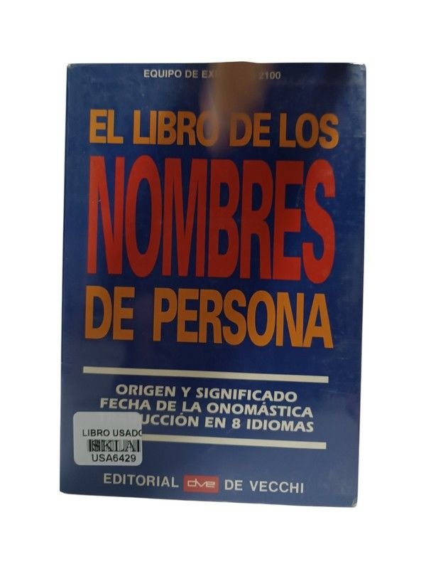 El libro de los nombres de persona