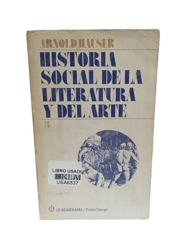 Historia social de la literatura y el arte